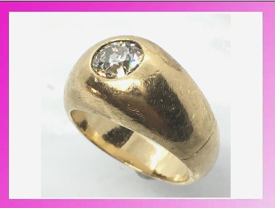 diamond men's ring